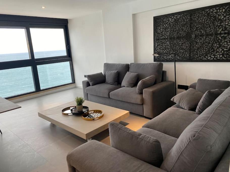 Estupendo Apartamento En Planta 23 Primera Linea Benidorm Luaran gambar